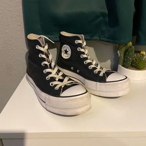 Platform high top converse